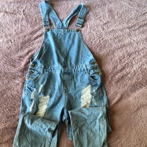 Denim Overalls